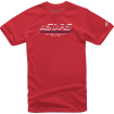 T-shirt μοτοσυκλέτας ALPINESTARS TEE SHADOW RED thumb