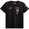 T-shirt μοτοσυκλέτας ALPINESTARS TEE H-BLOCK BLACK