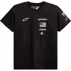 T-shirt μοτοσυκλέτας ALPINESTARS TEE H-BLOCK BLACK