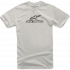 T-shirt μοτοσυκλέτας ALPINESTARS TEE WORDMARK NAT/BK