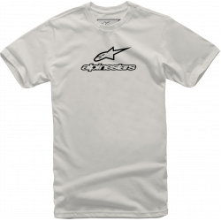 T-shirt μοτοσυκλέτας ALPINESTARS TEE WORDMARK NAT/BK