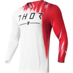 Μπλούζα motocross THOR PRIME FREEZE WHITE RED