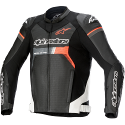 Δερμάτινο μπουφάν μηχανής ALPINESTARS GP Force Airflow BWR