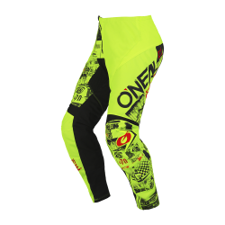 Παιδικό παντελόνι motocross O'NEAL ELEMENT ATTACK V.23 NEON ΚΙΤΡΙΝΟ/ΜΑΥΡΟ
