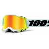 Μάσκα motocross 100% ACCURI2 DUNDER - MIRROR YELLOW