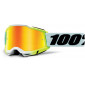 Μάσκα μοτοσυκλέτας για motocross 100% ACCURI2 DUNDER - MIRROR YELLOW thumb