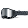 Μάσκα motocross 100% ACCURI2 SILO - MIRROR SILVER FLASH