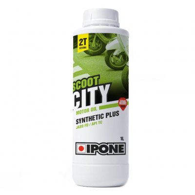 Λάδι για δίχρονους κινητήρες 2T IPONE SCOOT CITY Strawberry- 1 λίτρο