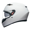 Κράνος μηχανής AGV K3 E2206 - MONO SETA ΛΕΥΚΟ thumb