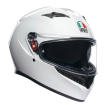 Κράνος μηχανής AGV K3 E2206 - MONO SETA ΛΕΥΚΟ thumb