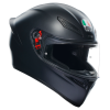 Κράνος μηχανής AGV K1 S E2206 - ΜΑΥΡΟ ΜΑΤ FULL FACE