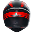 Κράνος μηχανής AGV K1 S WARMUP ΜΑΤ ΜΑΥΡΟ/ΚΟΚΚΙΝΟ thumb