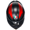 Κράνος μηχανής AGV K1 S WARMUP ΜΑΤ ΜΑΥΡΟ/ΚΟΚΚΙΝΟ thumb