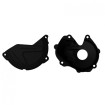 Σετ προστατευτικό καπάκι κινητήρα KAWASAKI KX450F 2016-18 BLACK thumb