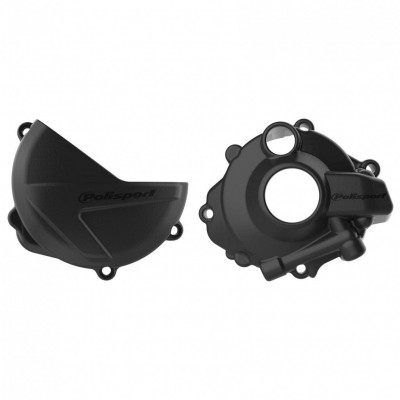Σετ προστατευτικό καπάκι κινητήρα HONDA CRF250R 2018-22 BLACK Σετ προστατευτικό καπάκι κινητήρα HONDA CRF250R 2018-22 BLACK