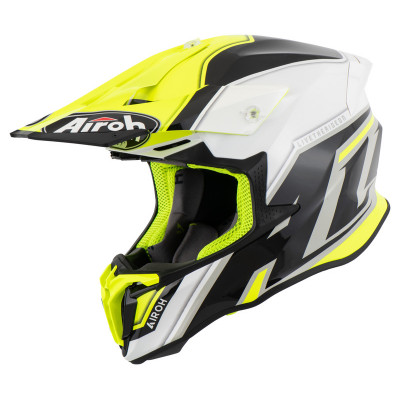Κράνος μηχανής AIROH TWIST 2.0 SHAKEN YELLOW GLOSS