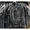 Δερμάτινο μπουφάν μηχανής CHOPPER BLACK/GREY Δερμάτινο μπουφάν μηχανής CHOPPER BLACK/GREY thumb