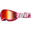 Μάσκα motocross 100% STRATA2 FLETCHER MIRROR RED Μάσκα motocross 100% STRATA2 FLETCHER MIRROR RED thumb