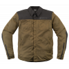 Υφασμάτινο μπουφάν μοτοσυκλέτας ICON UPSTATE MESH CE GREEN