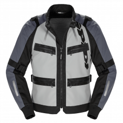 Υφασμάτινο μπουφάν μοτοσυκλέτας SPIDI ENDURO PRO Black/Grey