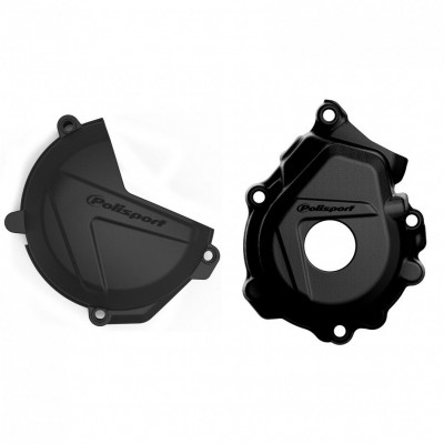 Σετ προστατευτικό καπάκι κινητήρα KTM SXF/XCF 250/350 HUSQ FC 250/350 2016-22 BLACK Σετ προστατευτικό καπάκι κινητήρα KTM SXF/XCF 250/350 HUSQ FC 250/350 2016-22 BLACK