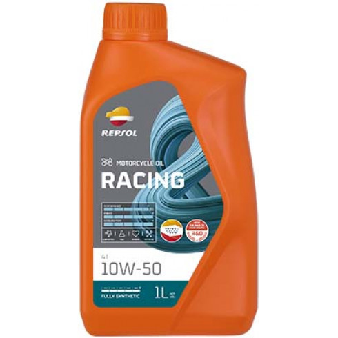 Λάδι μηχανής REPSOL RACING 4T 10W50 - 1L Λάδι μηχανής REPSOL RACING 4T 10W50 - 1L