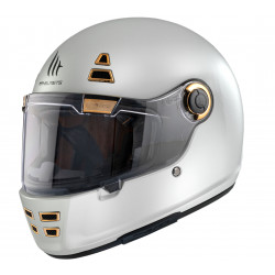 Κράνος μηχανής MT JARAMA A0 GLOSS PEARL ΛΕΥΚΟ FULL FACE