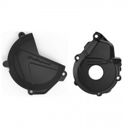 Σετ προστατευτικό καπάκι κινητήρα HUSQ FE 250/350 2018 BLACK