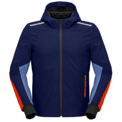 Ζακέτα μηχανής SPIDI HOODIE ARMOR LIGHT Navy/Red