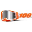 Μάσκα motocross 100% RACECRAFT ORANGE SILVER FLASH thumb