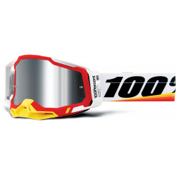 Μάσκα motocross 100% RACECRAFT2 ARSHAM RED - MIRROR SILVER