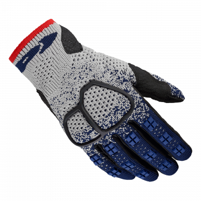 Υφασμάτινα γάντια μοτοσυκλέτας SPIDI CROSS KNIT Blue