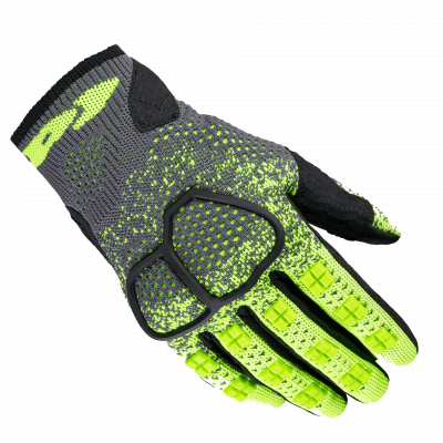 Υφασμάτινα γάντια μοτοσυκλέτας SPIDI CROSS KNIT YELLOW FLUO