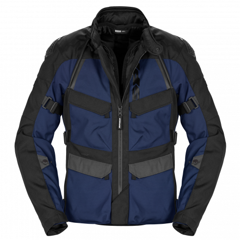 Υφασμάτινο μπουφάν μοτοσυκλέτας SPIDI RW H2OUT Black/Blue