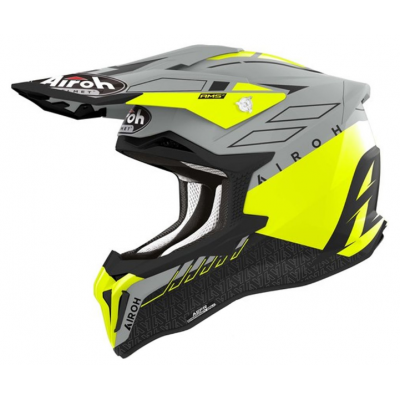 Κράνος μηχανής Airoh Strycker Skin Yellow Matt
