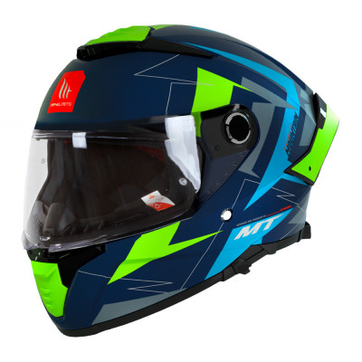 Κράνος μηχανής MT THUNDER 4 SV MOUNTAIN C7 ΜΑΤ ΜΠΛΕ FULL FACE