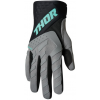 Γυναικεία γάντια motocross THOR SPECTRUM FLO ΓΚΡΙ/ΜΑΥΡΟ