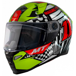 Κράνος μηχανής MT REVENGE 2 S SERGIO GARCIA A3 FLUOR 2 GLOSS FULL FACE