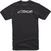T-shirt μοτοσυκλέτας ALPINESTARS TEE RIDE-3.0 BLK/WT thumb