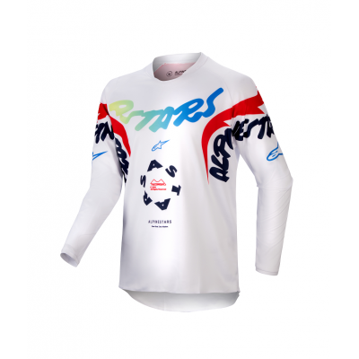 Παιδική μπλούζα motocross ALPINESTARS R-HANA ΛΕΥΚΟ/ΠΟΛΥ