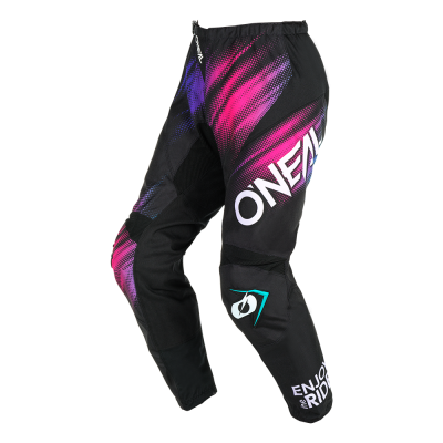 Γυναικείο παντελόνι motocross O’NEAL ELEMENT VOLTAGE ΜΑΥΡΟ/ΠΟΛΥΧΡΩΜΑ