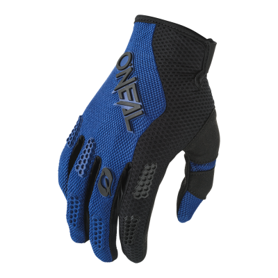 Γάντια μηχανής motocross O'NEAL ELEMENT RACEWEAR ΜΑΥΡΟ/ΜΠΛΕ V.24