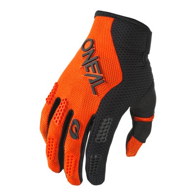 Γάντια μηχανής motocross O'NEAL ELEMENT RACEWEAR ΜΑΥΡΟ/ΠΟΡΤΟΚΑΛΙ V.24
