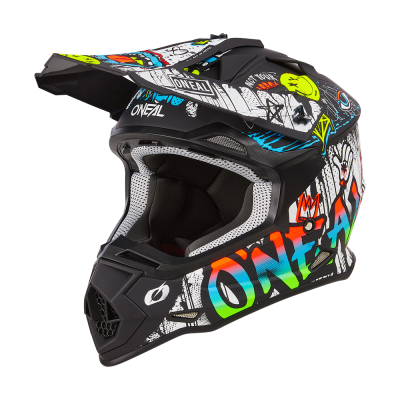 Κράνος motocross O'NEAL 2SERIES RANCID BLACK/WHITE
