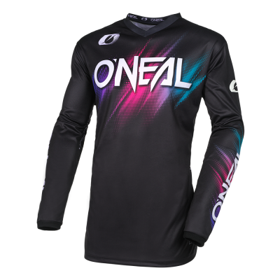Γυναικεία μπλούζα motocross O'NEAL ELEMENT VOLTAGE BLACK/MULTI