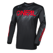 Μπλούζα μηχανής O`NEAL ELEMENT VOLTAGE BLACK/RED thumb