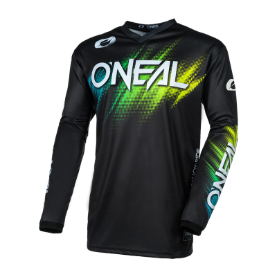 Μπλούζα μηχανής O`NEAL ELEMENT VOLTAGE BLACK/GREEN