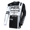 Μπλούζα μηχανής O`NEAL ELEMENT WARHAWK BLACK/WHITE