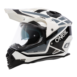 Κράνος μηχανής O'NEAL SIERRA II R WHITE/BLACK/GRAY V.24