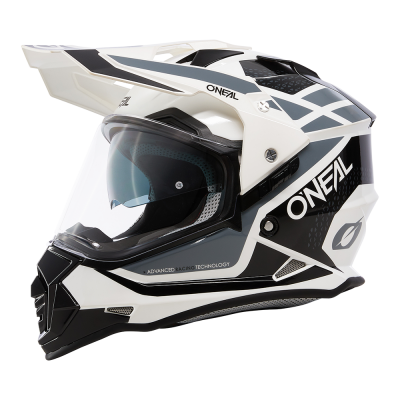 Κράνος μηχανής motocross O'NEAL SIERRA II R WHITE/BLACK/GRAY V.24